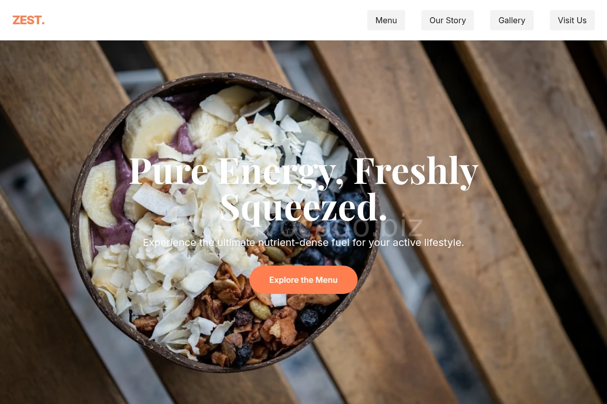 Zest Acai Bowl
