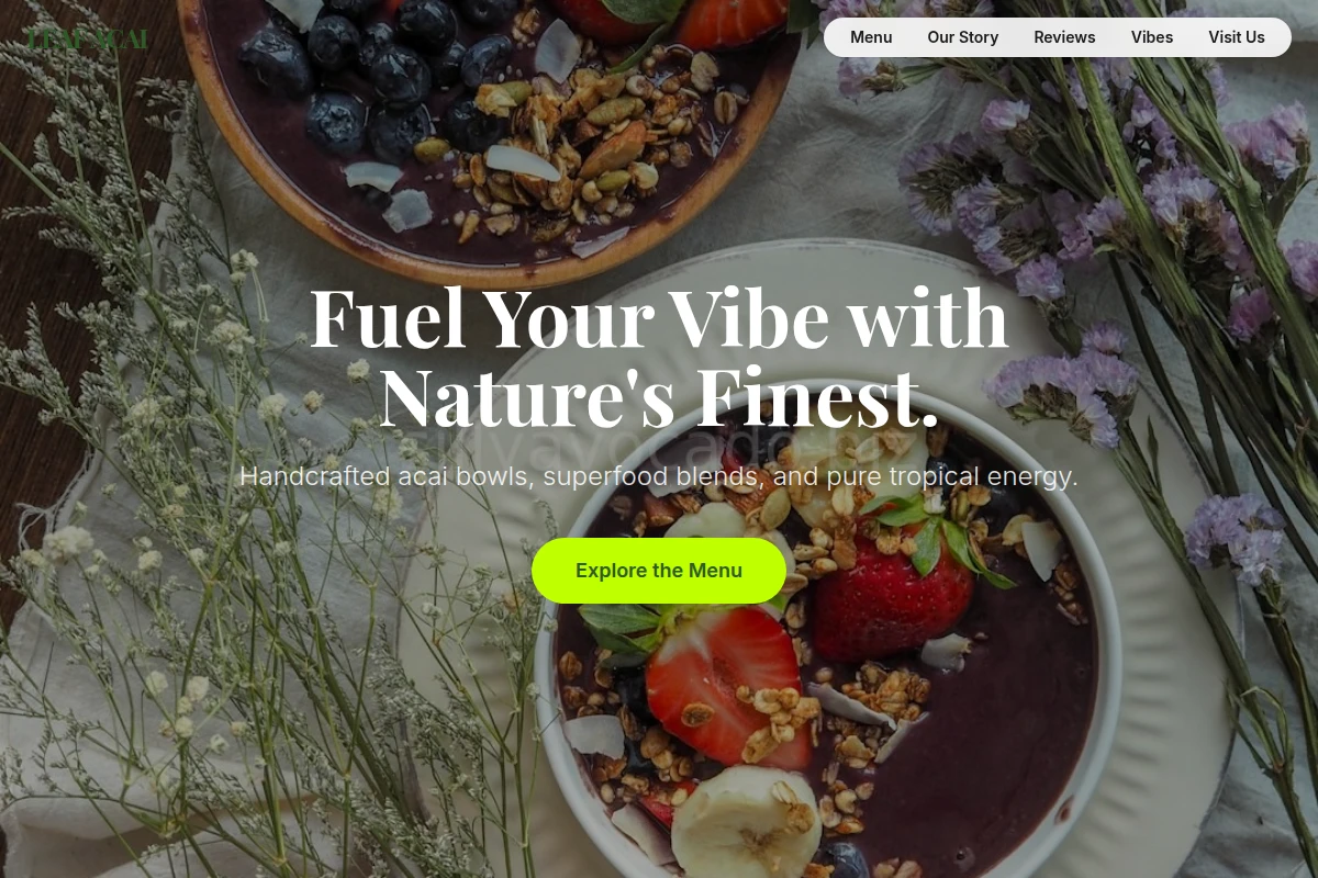 Leaf Acai Bowl