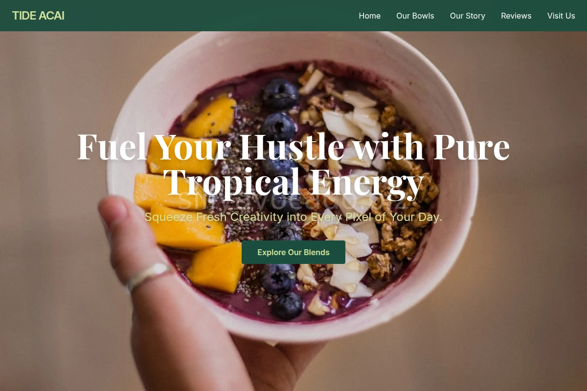 Tide Acai Bowl