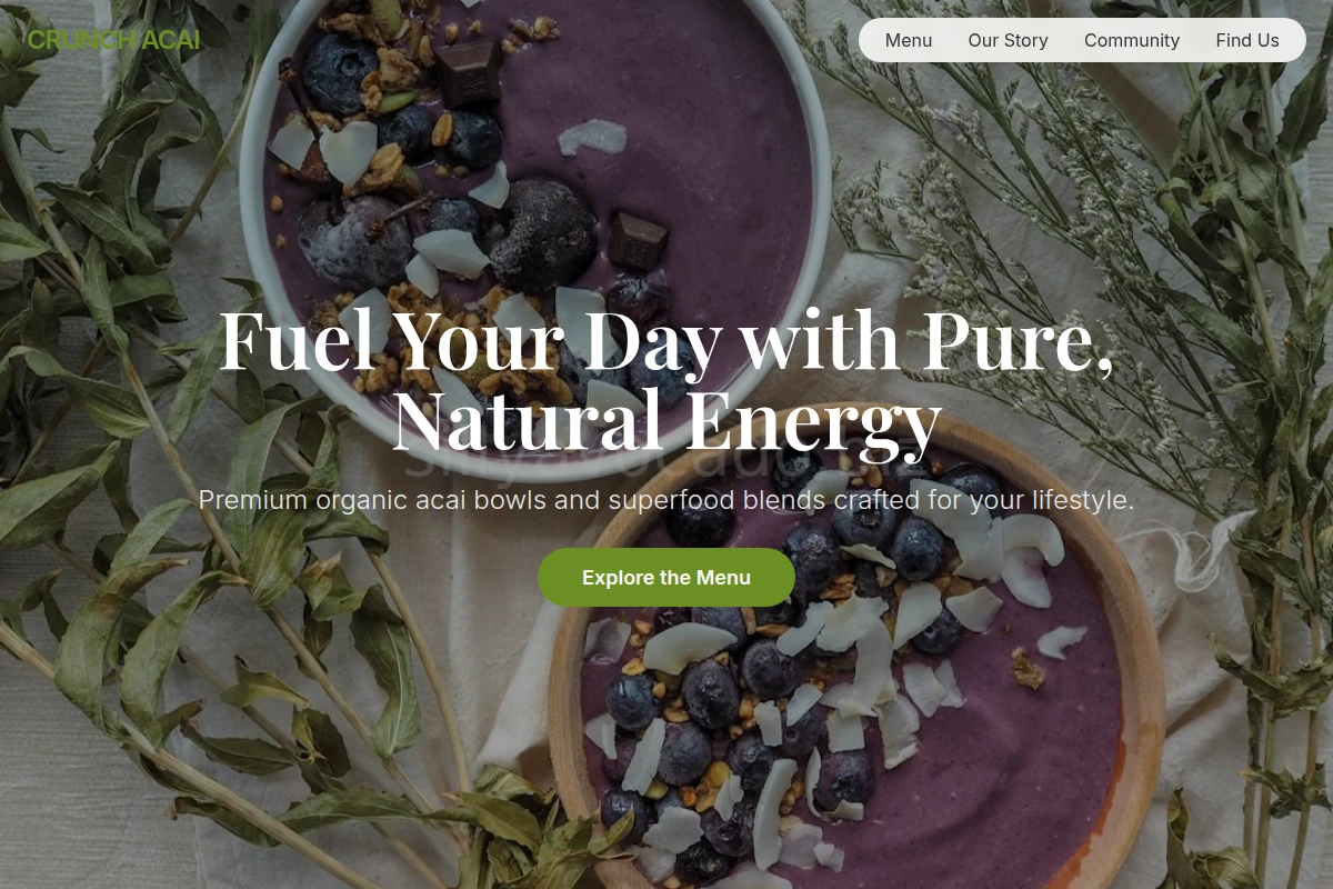 Crunch Acai Bowl