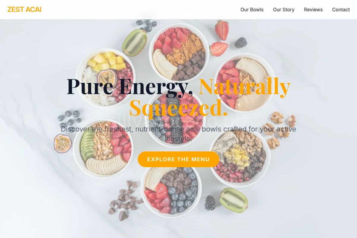 Zest Acai Bowl
