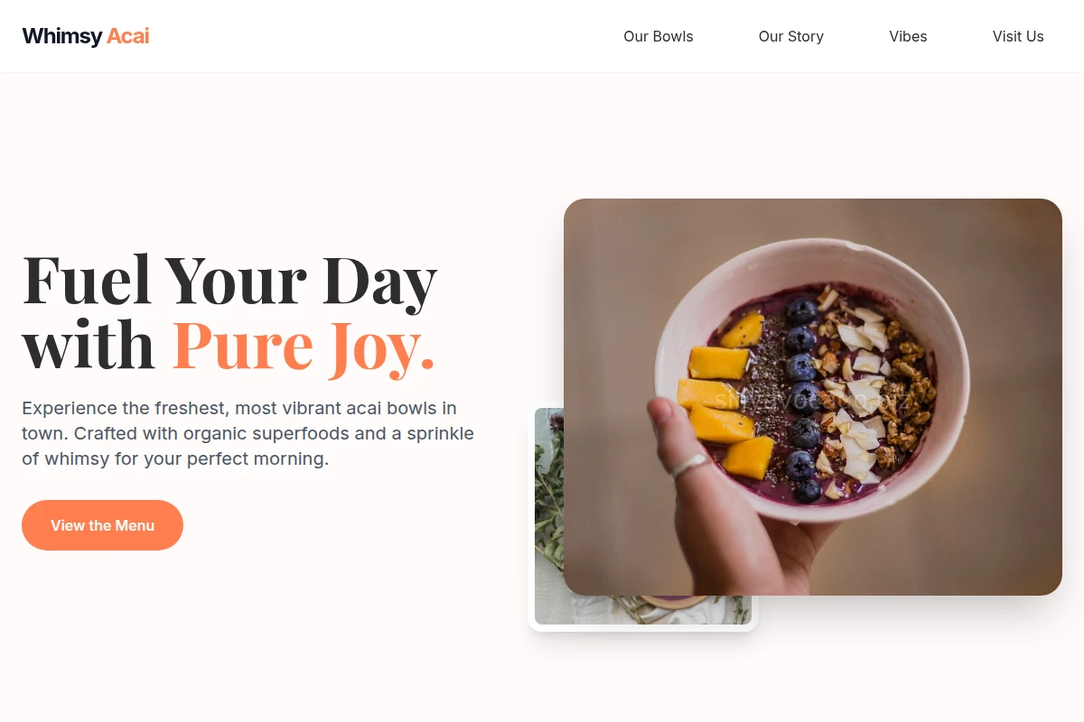 Whimsy Acai Bowl