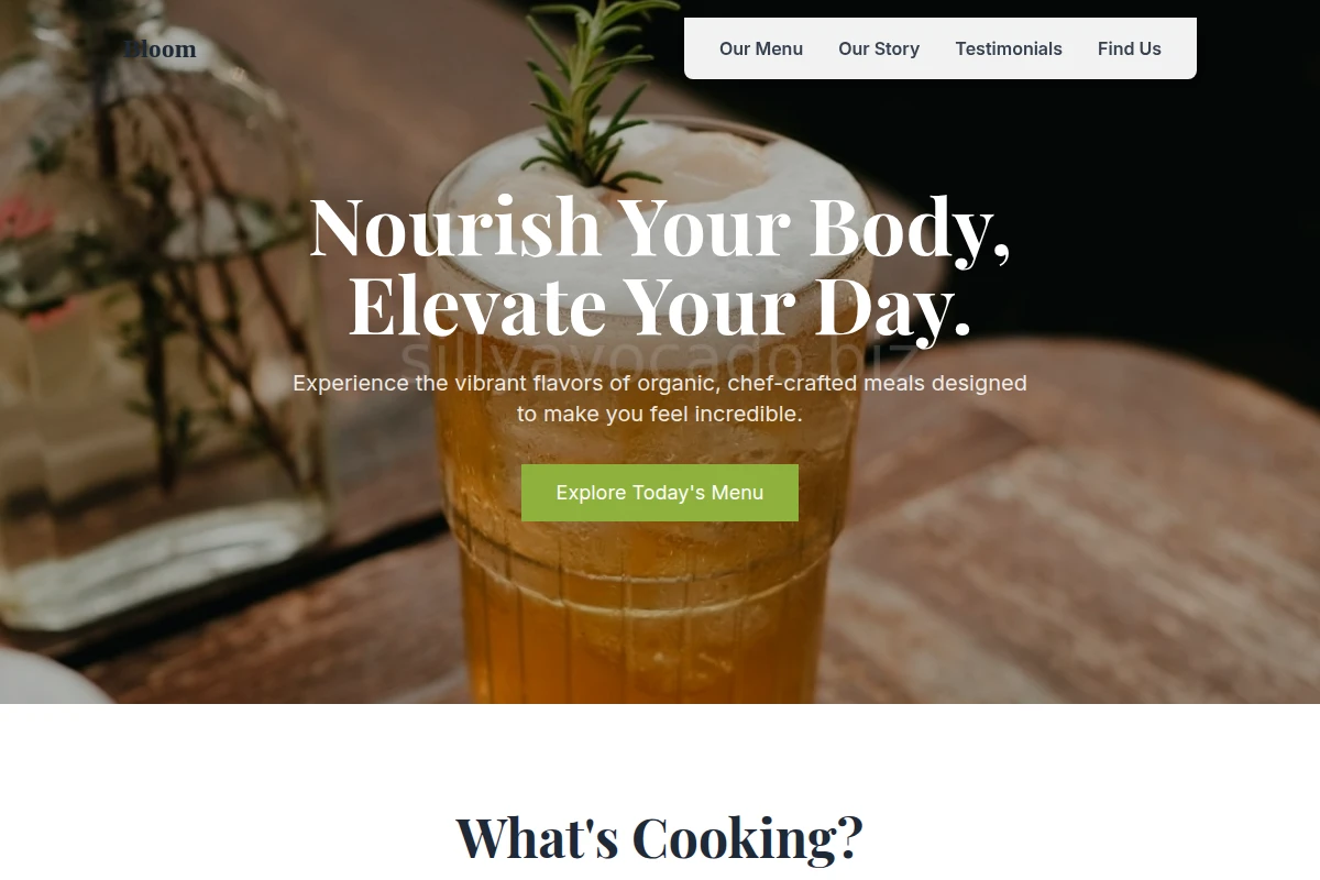 Bloom Health Food Cafe