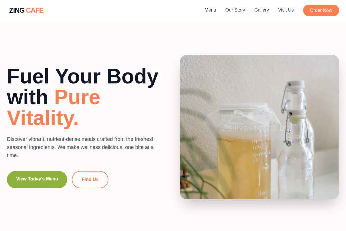 Zing Health Food Cafe