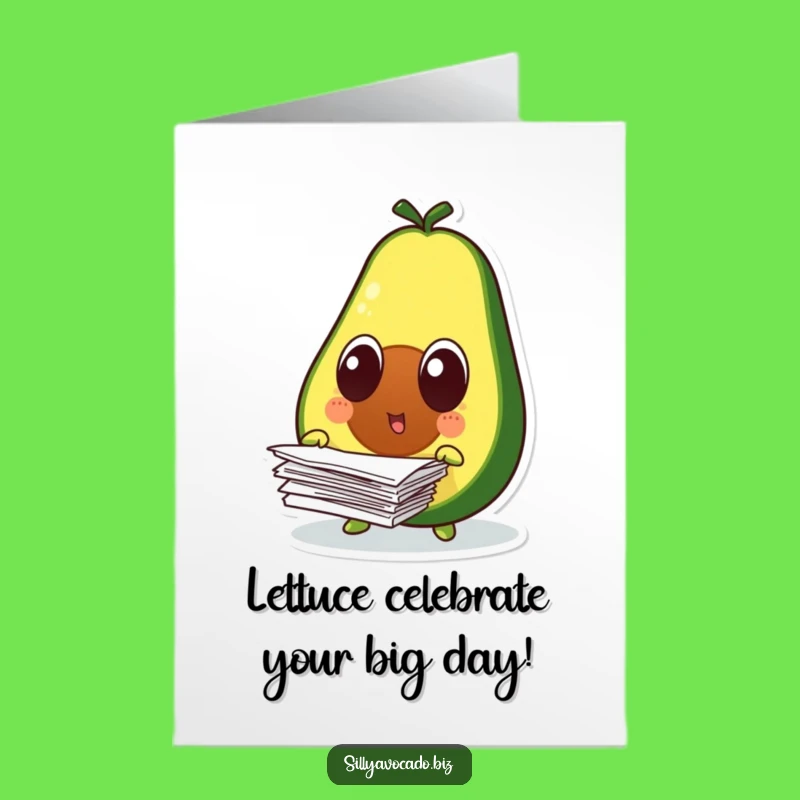 Free Printable Surprised Avocado Birthday Card - Funny Paper Drop Downloadable Gift