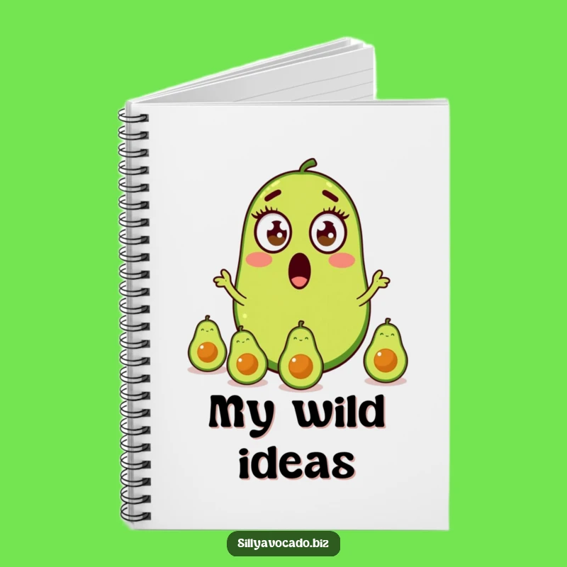Funny Avocado Juggling Notebook - Hilarious Journal for Your Brilliant Ideas!