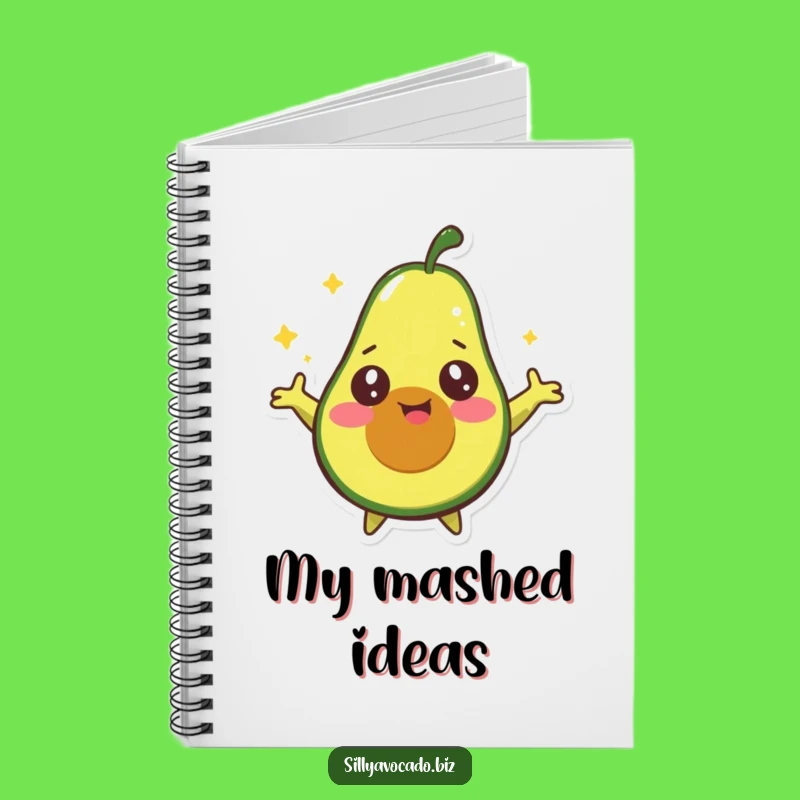 Funny Dizzy Avocado Notebook: Jot Down Whimsical Ideas